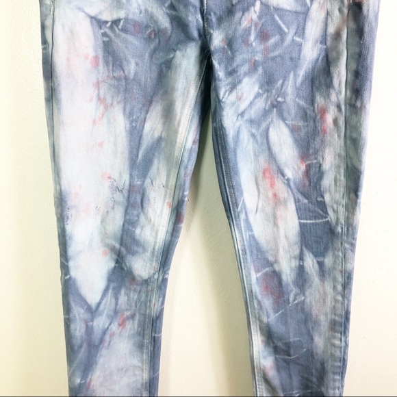 J Crew Factory Matchstick Skinny Jeans 26 Tie Dye - Picture 3 of 11